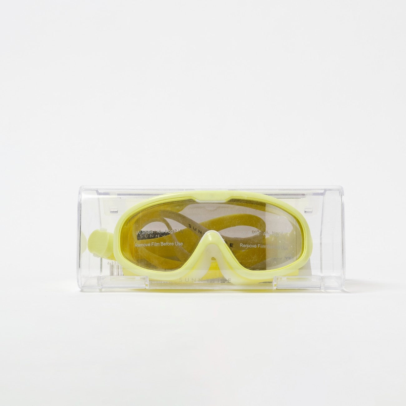SUNNYLIFE Kids Swim Mask Salty the Shark Neon Yellow