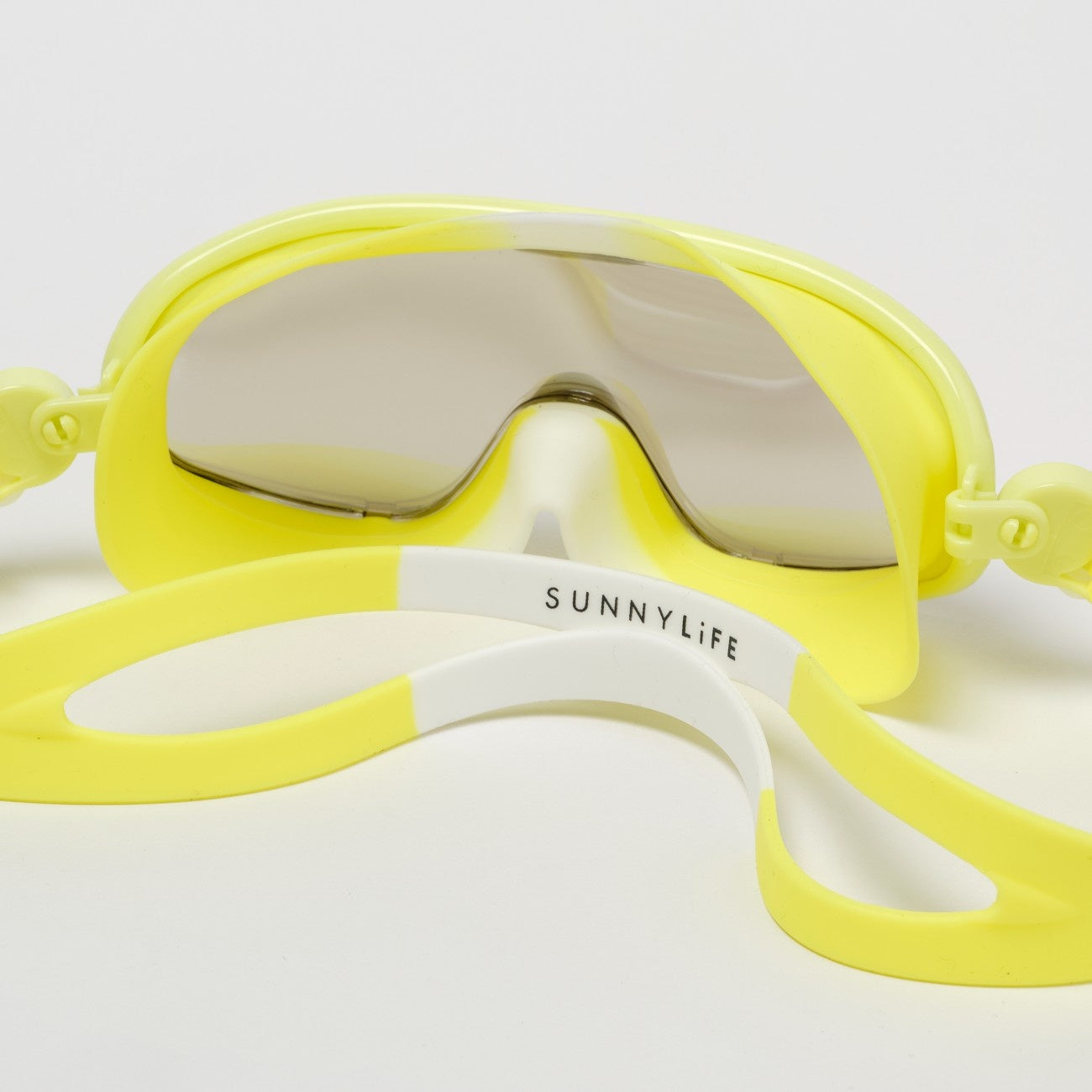 SUNNYLIFE Kids Swim Mask Salty the Shark Neon Yellow
