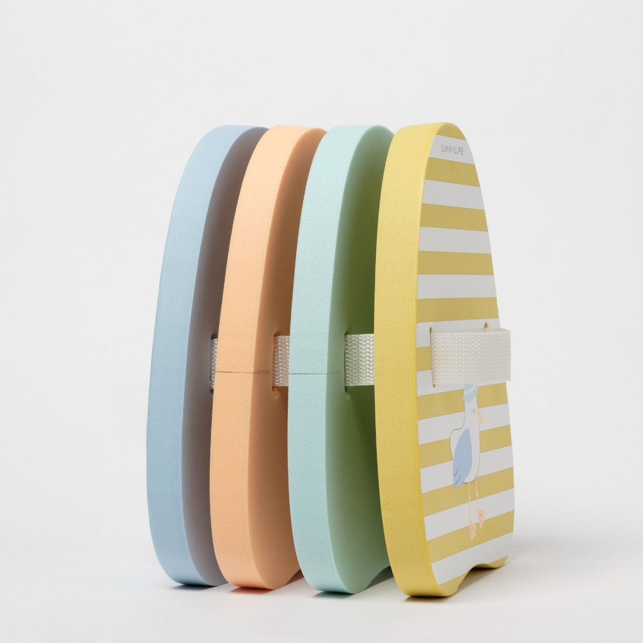 SUNNYLIFE Bubble Back Float Sid the Seagull Mustard Stripe