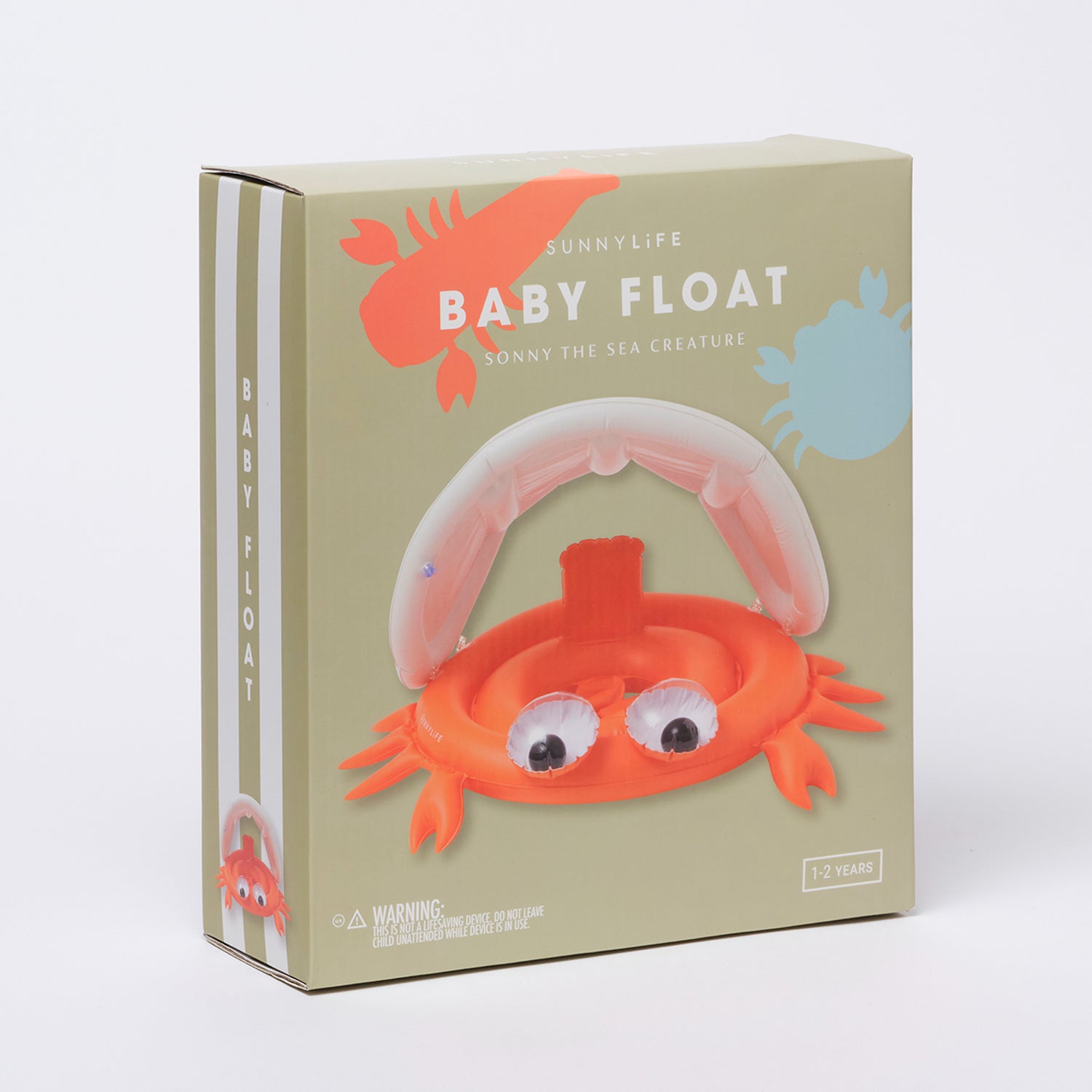 SUNNYLIFE inflatable Baby Float with canopy