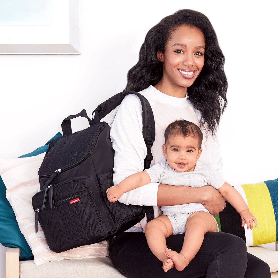 Skip Hop Forma Backpack Diaper Bags- Jet Black