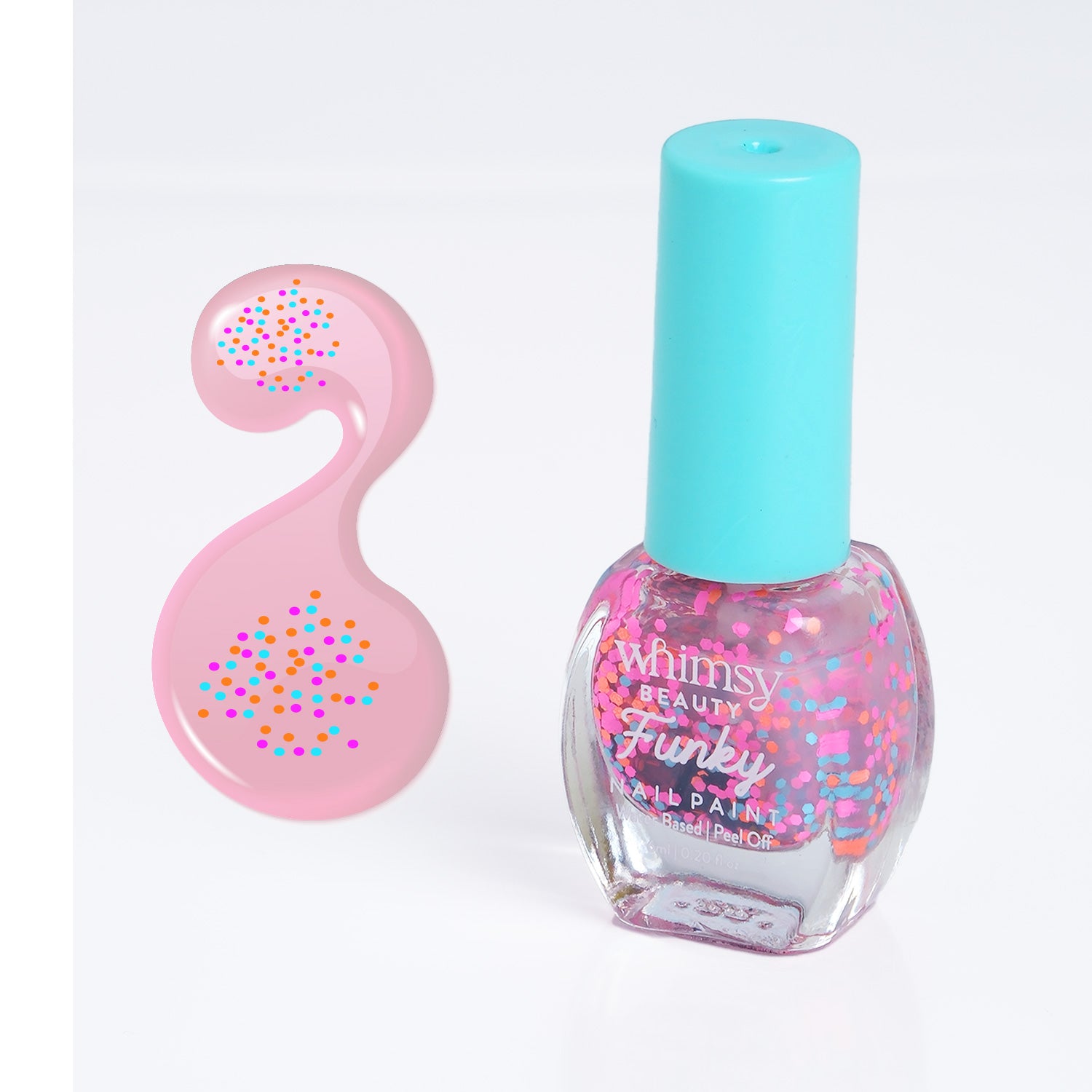 Whimsy Beauty Nail Paint for Girls (Pink)- 6 ml