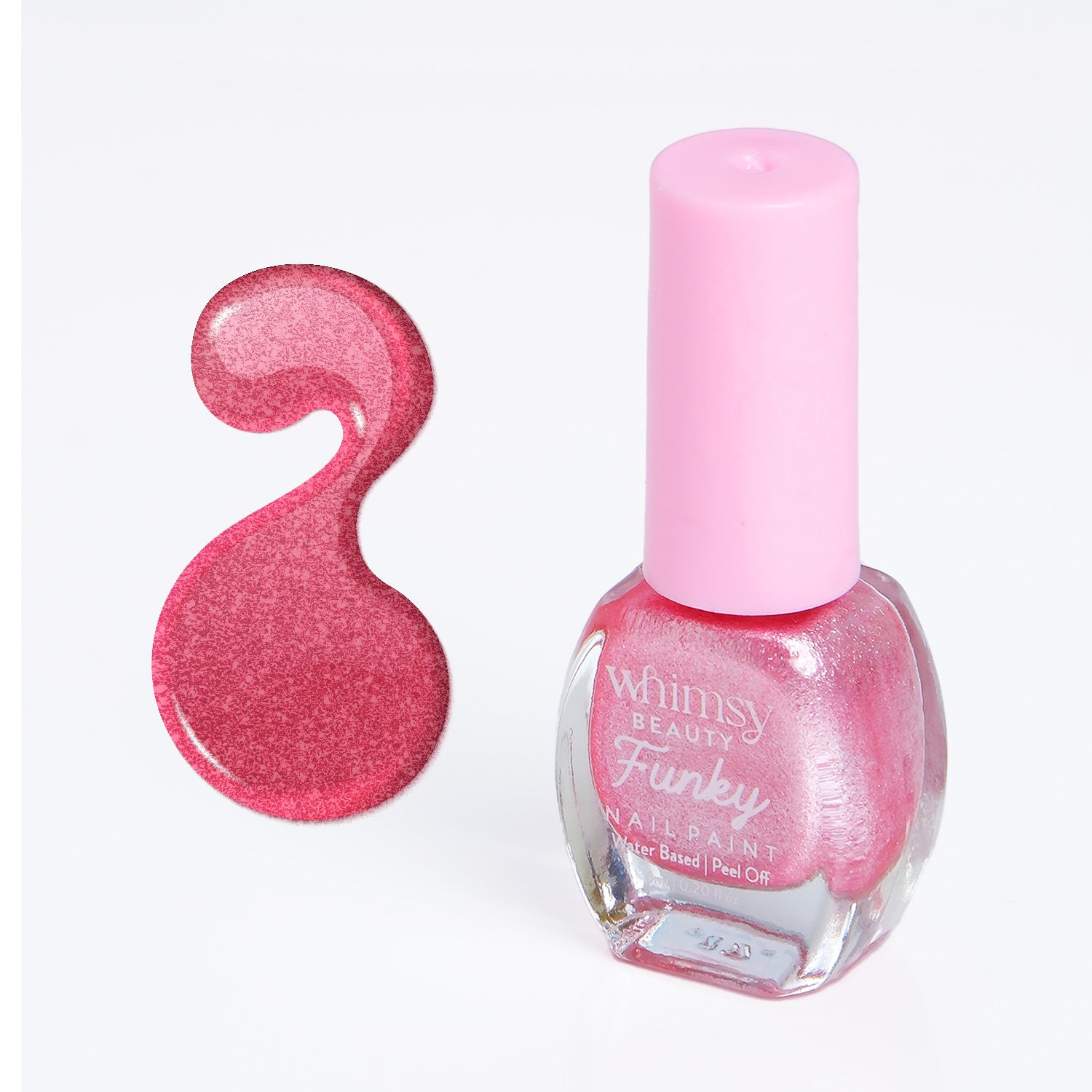 Whimsy Beauty Nail Paint for Girls (Pink)- 6 ml