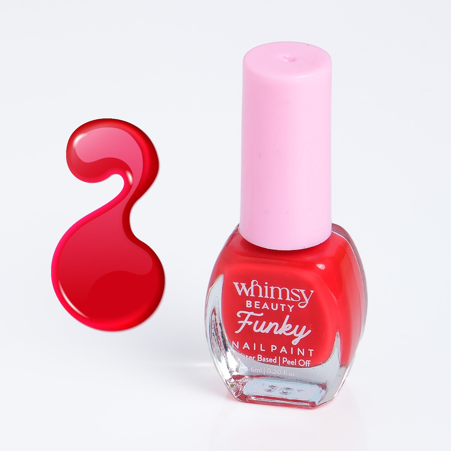 Whimsy Beauty Nail Paint for Girls (Pink)- 6 ml