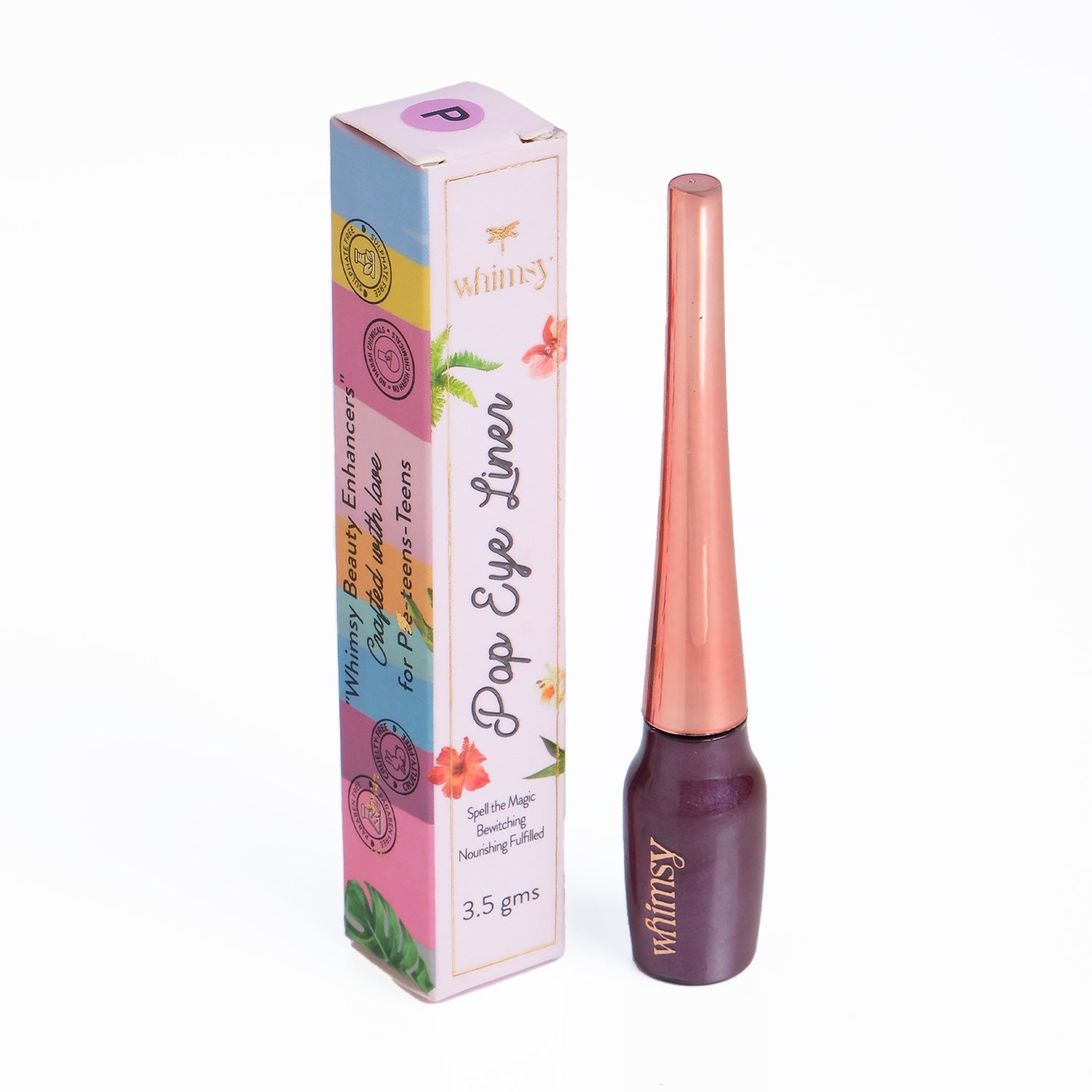 Whimsy Beauty Pop Eyeliner for Kids & Teens (Black) - 3.5 g