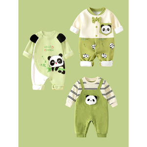 21 pcs Green Panda Birthday Gift Hamper set for Baby with Gift Box - Baby Gifting