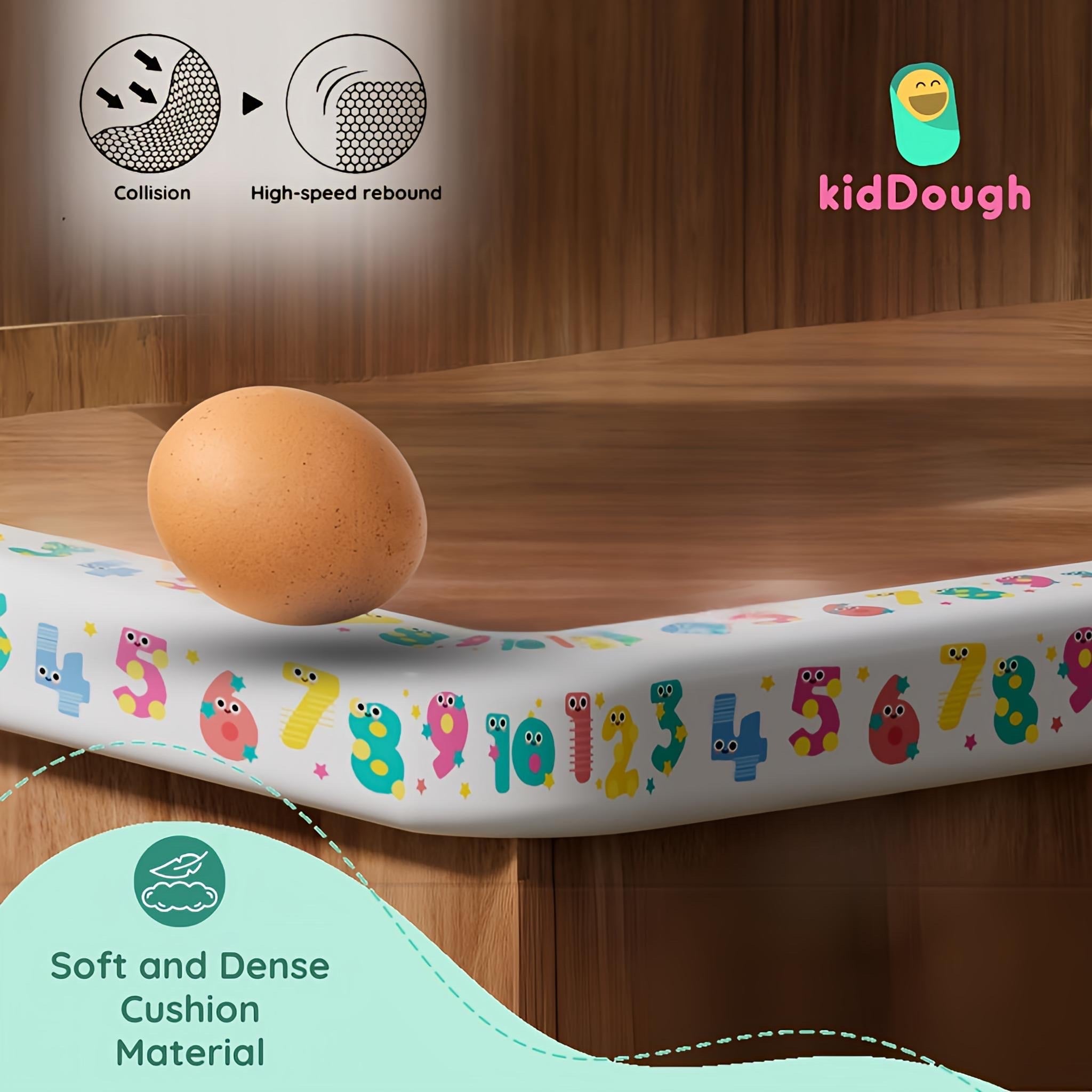 KidDough Baby Proofing 2 Meter Printed Flat Edge Protectors (Numbers)