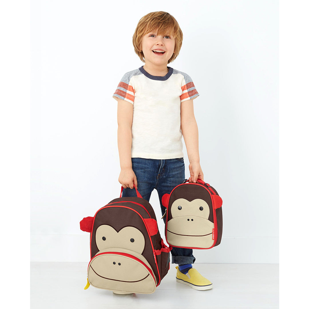 Skip Hop Zoo Little Kid Backpack Bags- Monkey