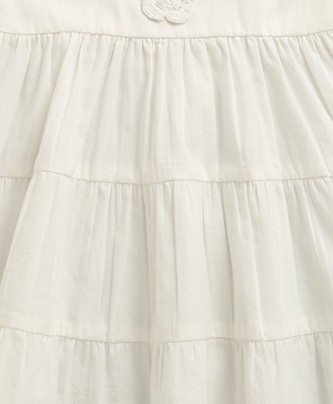Sweetlime By AS Snowdrop Sweetheart Organic Cotton Dress – White - The Mom Store