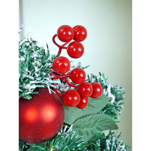 22 inches Bushy Frosty Big Red Gold Bow Snowman with heavy fillers Artificial Christmas wreath for Christmas Décor - Christmas