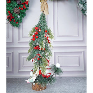 22 inches Snowman with Xmas Tree Christmas Table Décor and Christmas Gift for Kids & Adults - Christmas