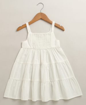 Sweetlime By AS Snowdrop Sweetheart Organic Cotton Dress – White - The Mom Store