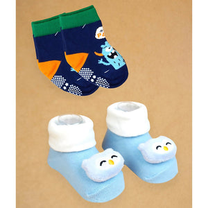 22pcs Super cute Blue Home Newborn Hamper /Gift Box for Baby, 0 - 6 months - Baby Gifting