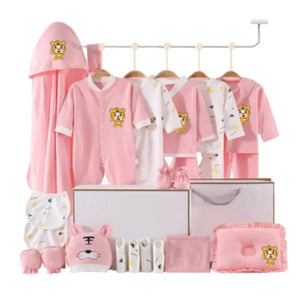 23 pcs Little Surprise Box Newborn Baby Girl/ Boy Gift Hamper Pink Standing Tiger print 0-6 months - Little Surprise Box23 pcs Little Surprise Box Newborn Baby Girl/ Boy Gift Hamper Pink Standing Tiger print 0-6 months