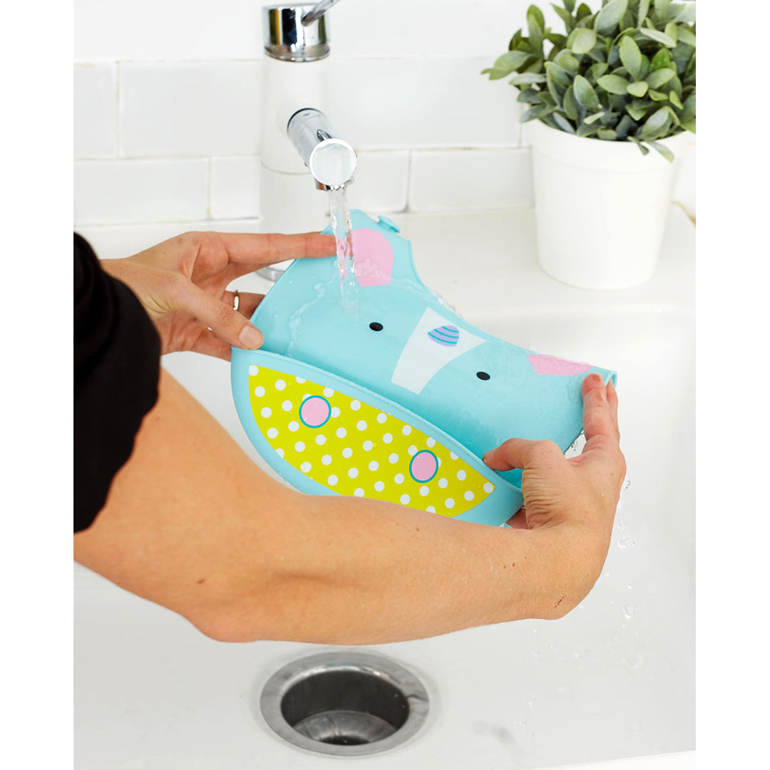 Skip Hop Zoo Fold & Go Silicone Bib - Unicorn