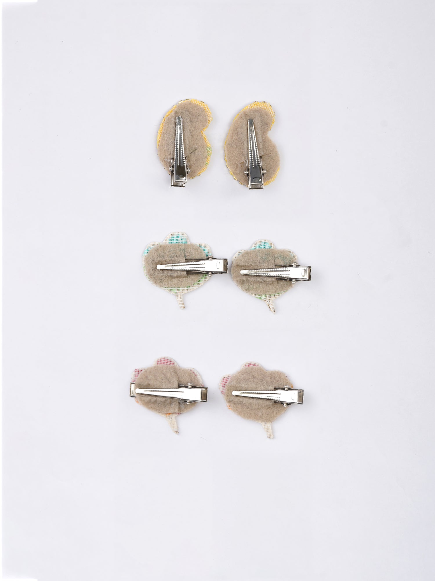 CHOKO Set of 6 - Ethnic Hairclips for Girls - Multicolour