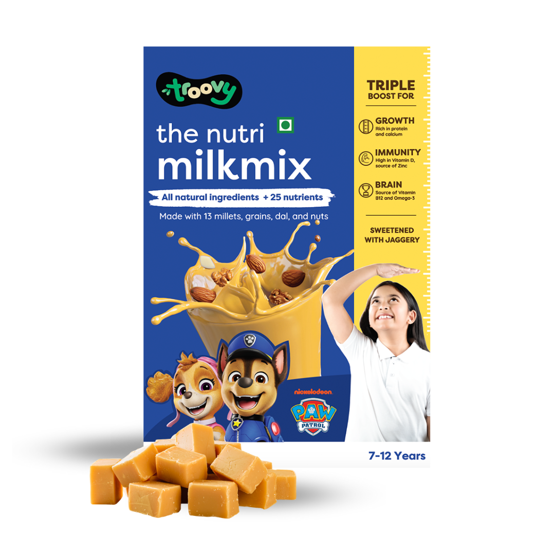 Troovy The Nutri Milk Mix Butterscotch (7-12 yrs)