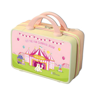 23pcs Purple Bow Newborn Baby Girl Gift Box, All Season Wear Hamper with Suitcase, (0 - 12 months) - Baby Gifting