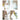 24 inches/2feet Gold Dotted and Stripes Santa,Christmas Home and Table Décor - 24 inch Christmas
