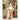 24 inches/2feet Gold King style Santa,Christmas Home and Table Décor - 24 inch Christmas
