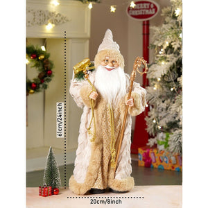 24 inches/2feet Gold King style Santa,Christmas Home and Table Décor - 24 inch Christmas
