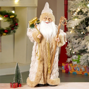 24 inches/2feet Gold King style Santa,Christmas Home and Table Décor - 24 inch Christmas