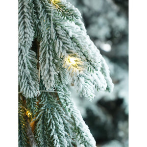 2.5 feet Frosty Downward Branches, Table Top Christmas Tree with Battery operated lights - Christmas