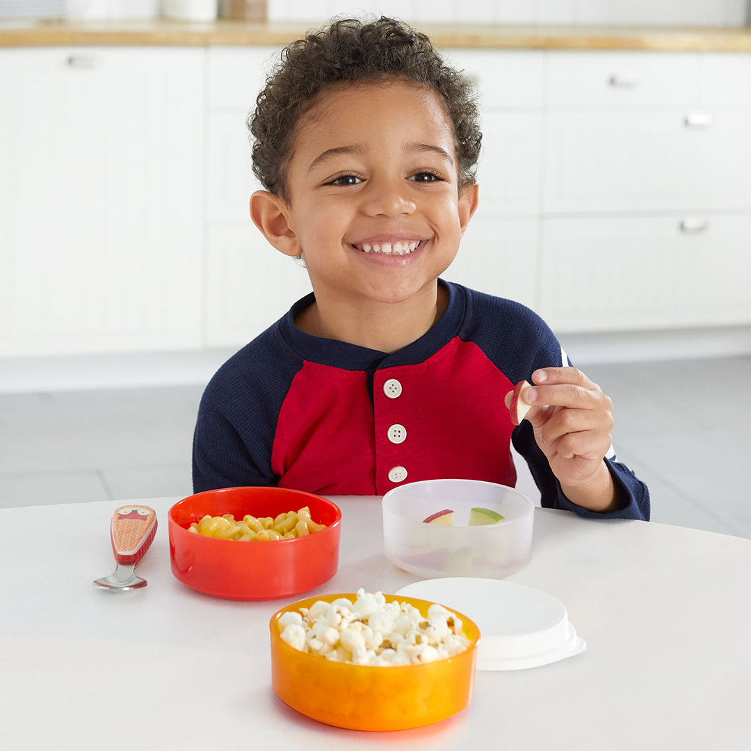 Skip Hop Zoo Smart Serve Non-Slip Bowls- Fox