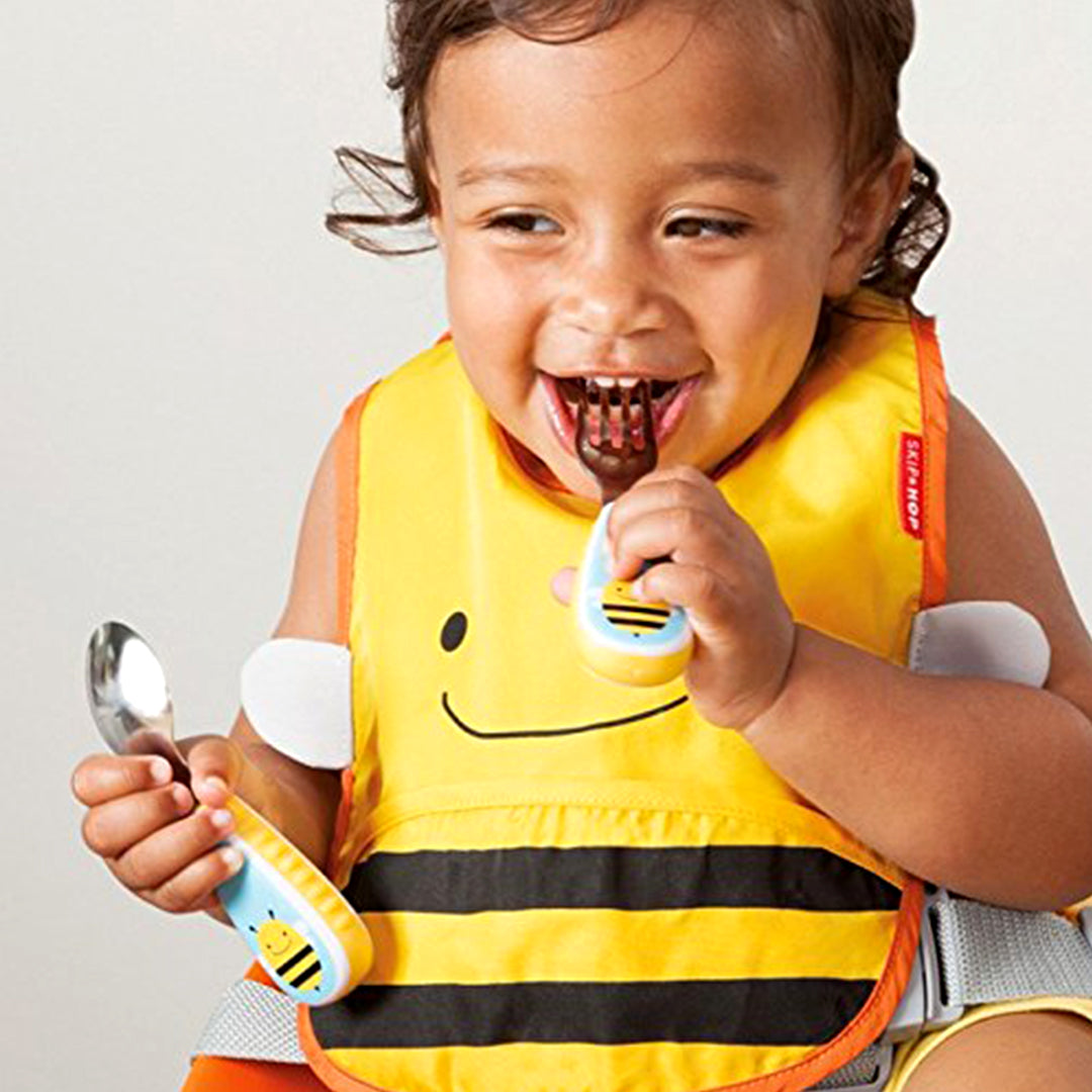 Skip Hop Zoo Utensils Fork & Spoon - Bee