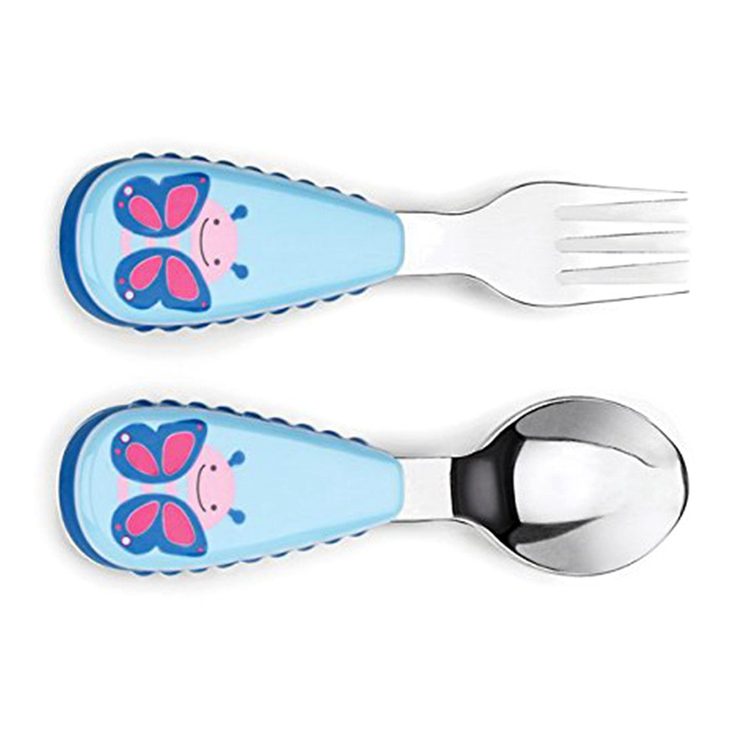 Skip Hop Zoo Utensils Fork & Spoon - Butterfly