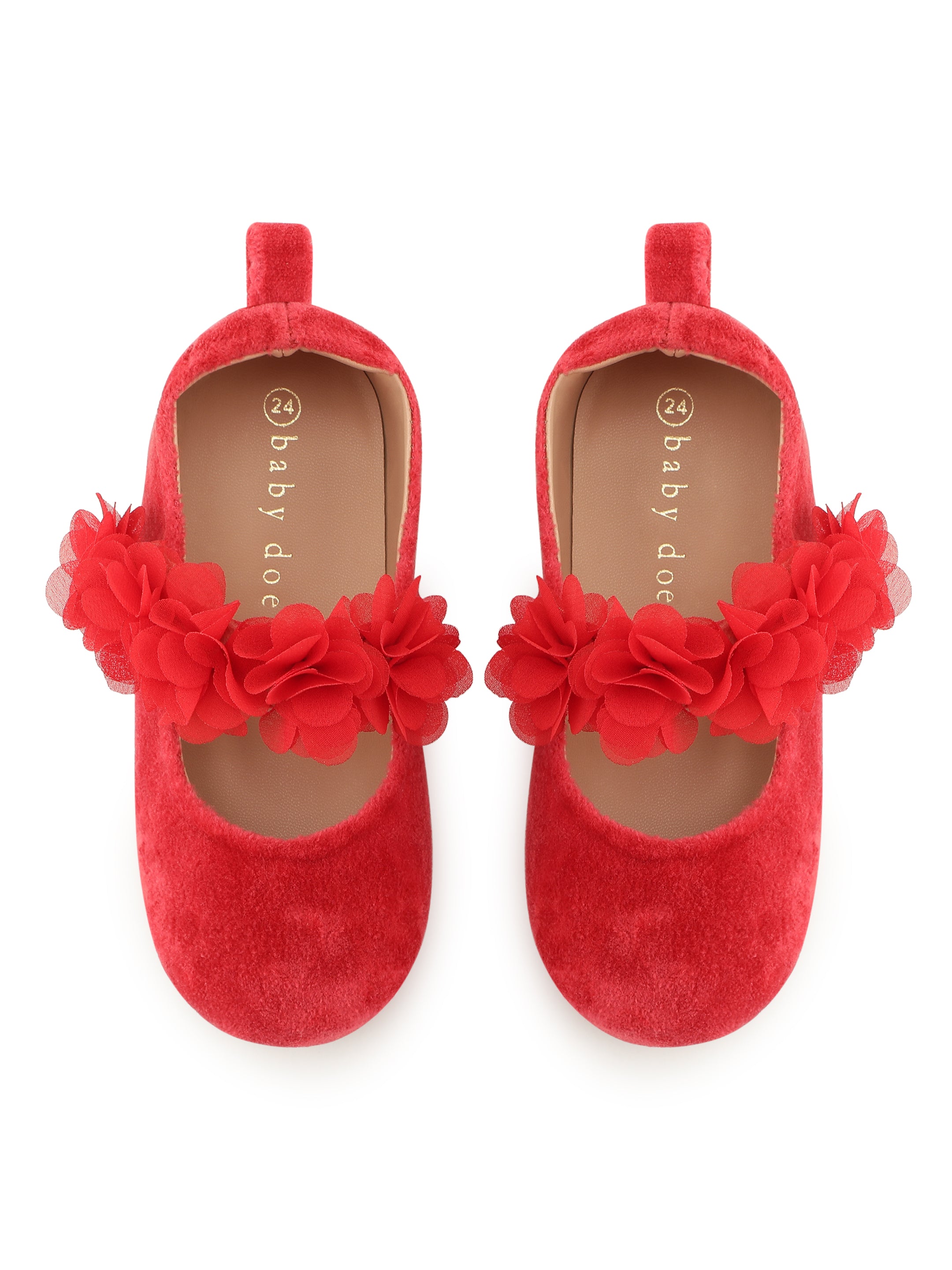 Baby Doe Red Blossom Ballerina