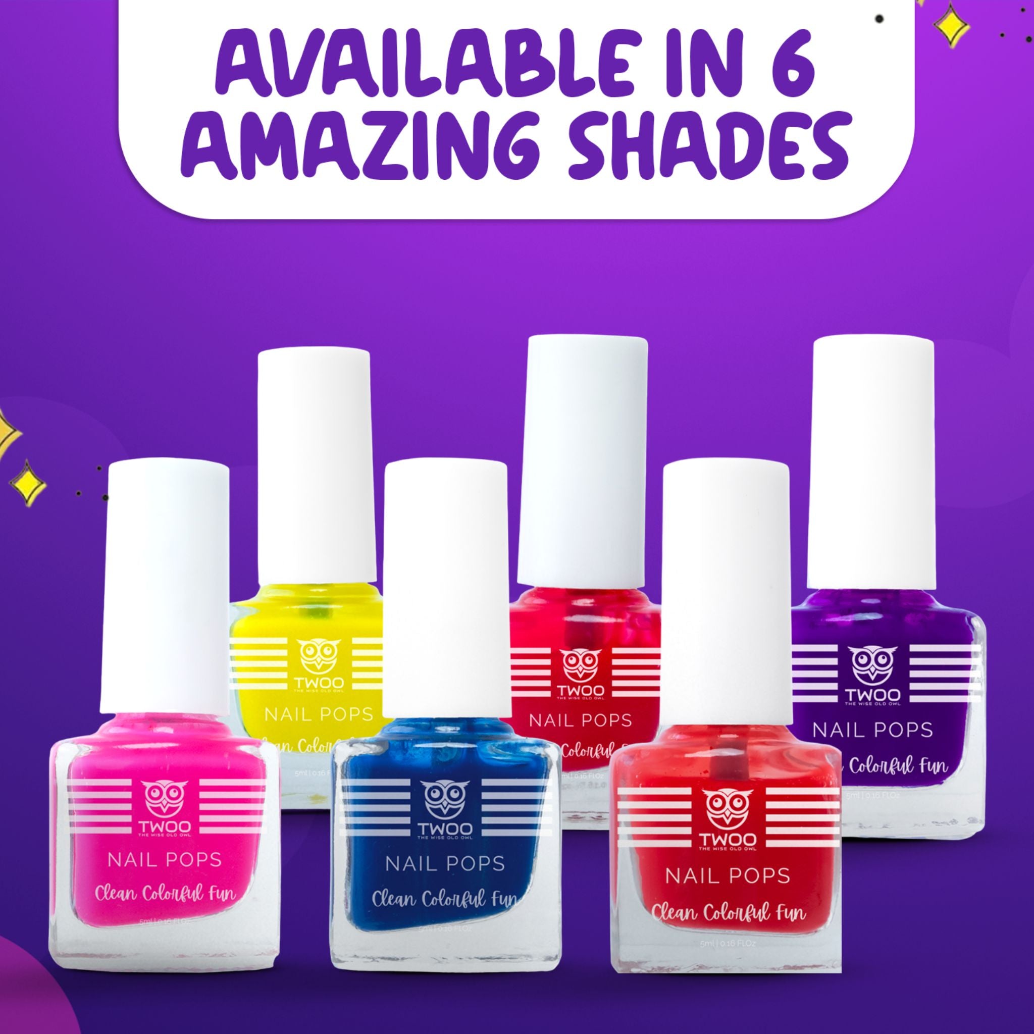 TWOO 23 Toxin Free Kids Nail Pop