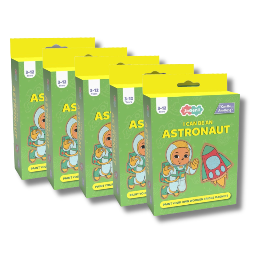 JoGenii I Can Be An Astronaut- JoGenii's Mini DIY Kit|Return Gift, Travel Friendly (Pack of 5)