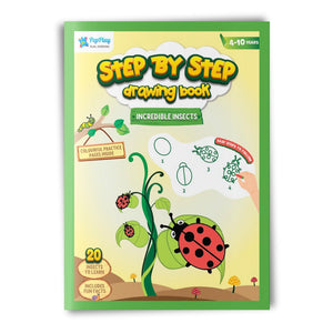 PepPlay Step by Step Drawing Book- Incredible Insects Theme - The Mom Store