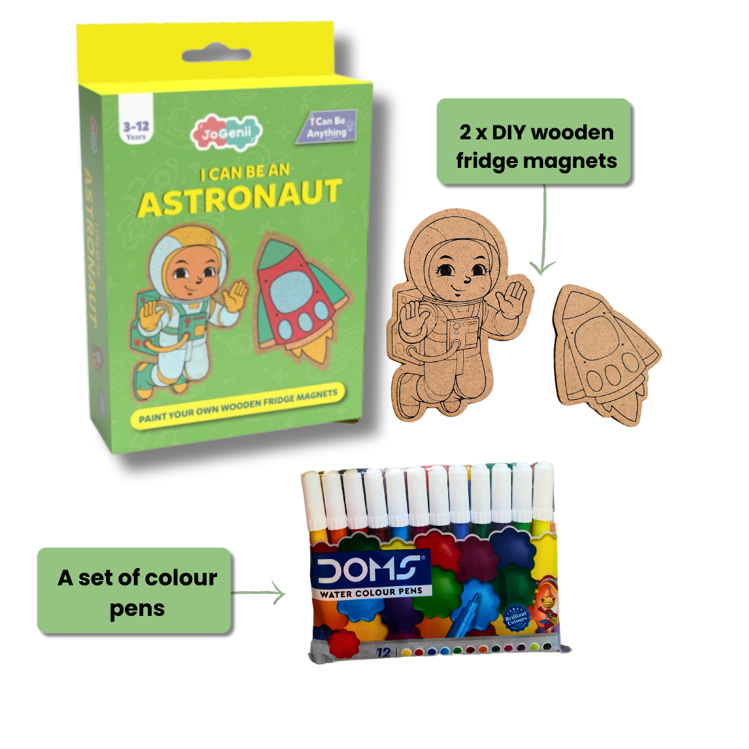 JoGenii I Can Be An Astronaut- JoGenii's Mini DIY Kit| Return Gift, Travel Friendly