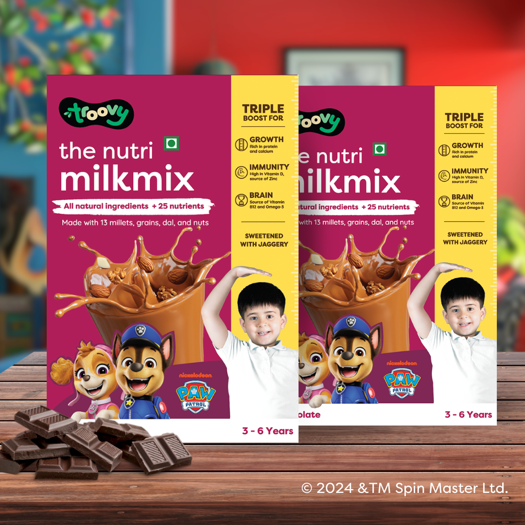 Troovy The Nutri Milk Mix Chocolate (3-6 yrs)