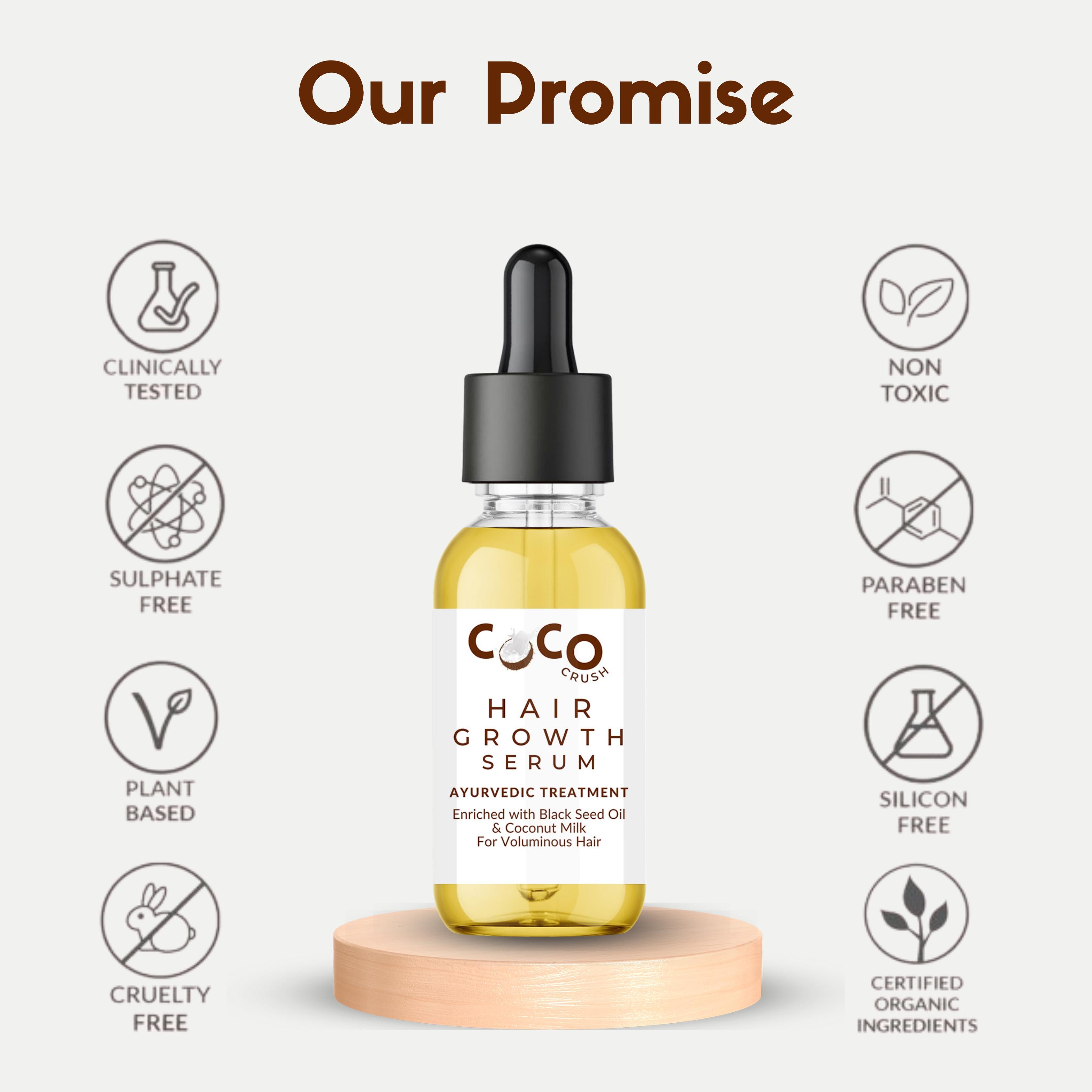 Coco Crush Ayurvedic Hair Growth Serum