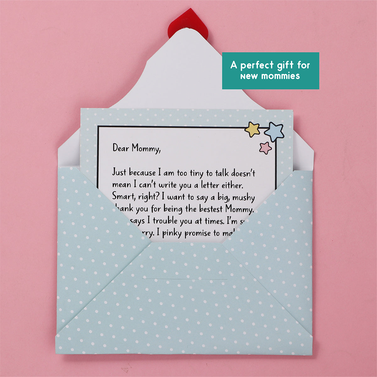 Oye Happy Letter from Baby – A Heartfelt Mother's Day Card