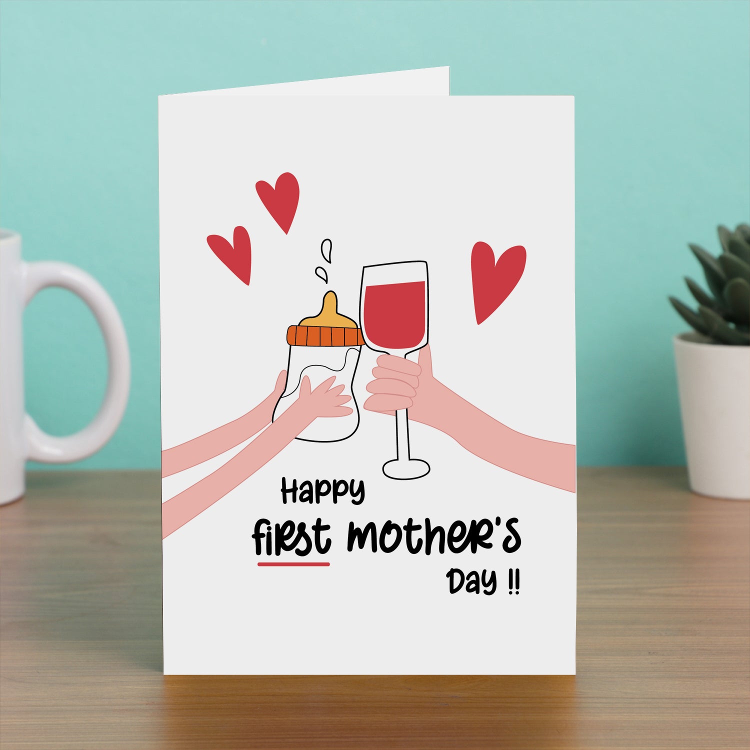 Oye Happy Happy First Mother's Day Card for New Moms