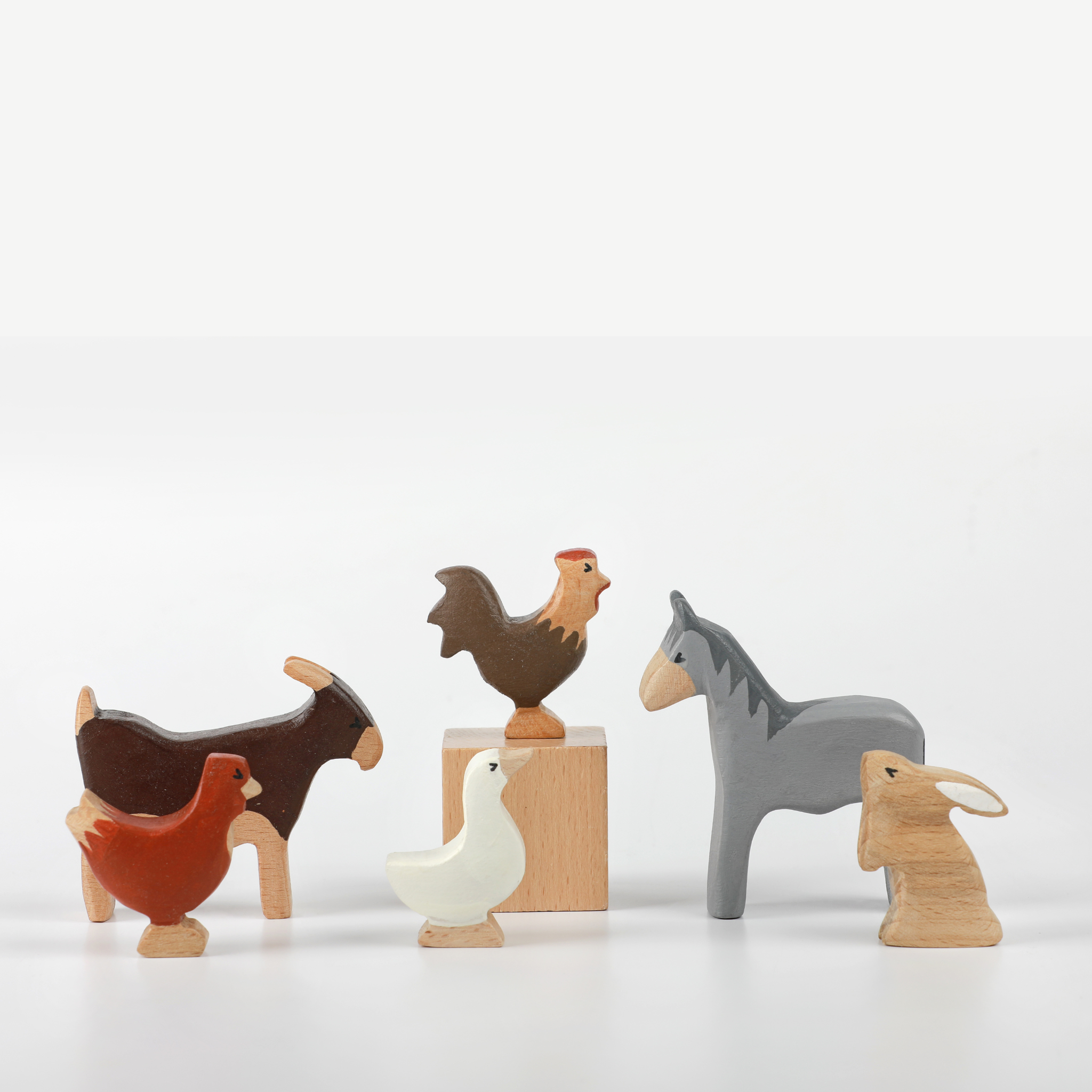 Birch & Bug Farm Animals Set of 6 Combo 2