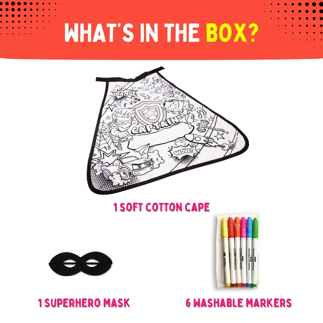 PepPlay My Superhero Cape (An Imaginative Play Kit)