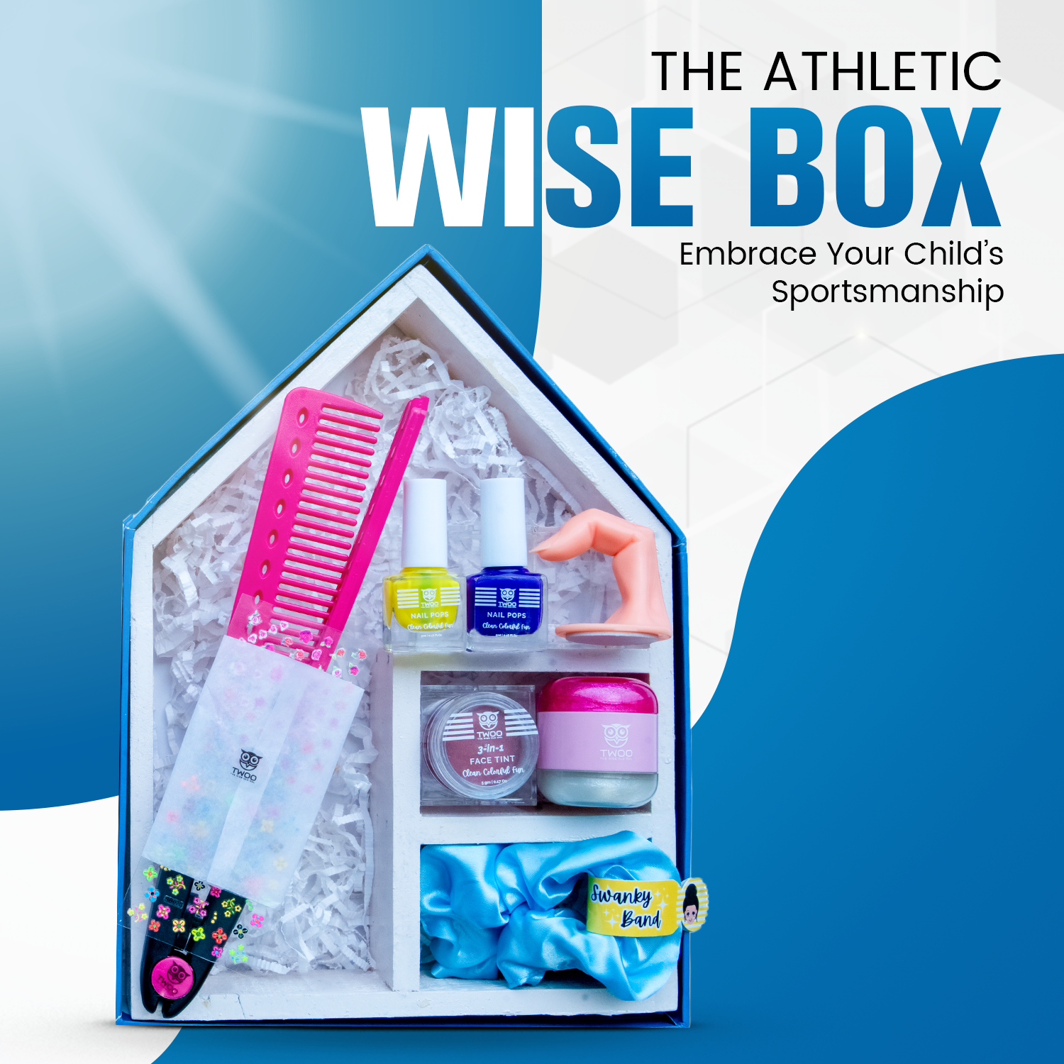 TWOO 8 in 1 Wise Box Beauty Kit for Girls: The Athletic Wise Box