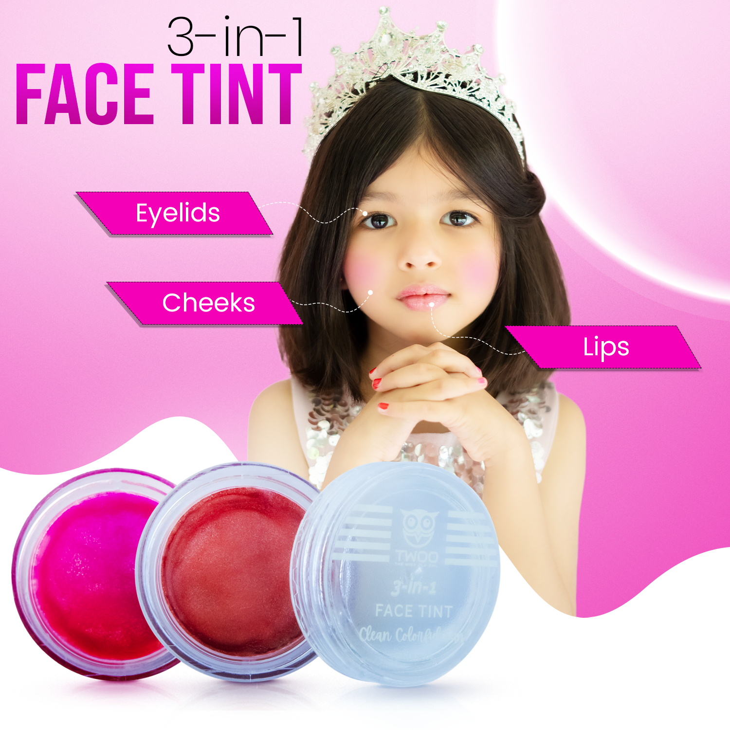 TWOO 3-in-1 Face Tint- Shadow Plum