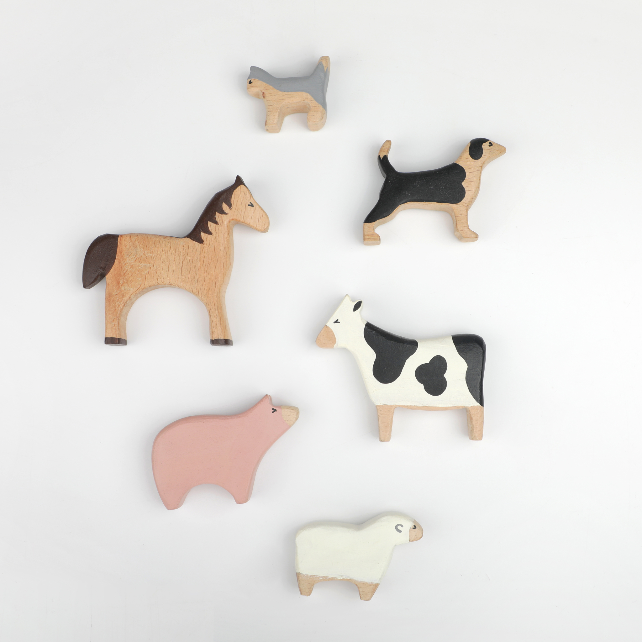 Birch & Bug Farm Animals Set of 6 Combo 1