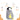 LITTLE GINNIE Penguin Soft Toy for Kids - Grey White