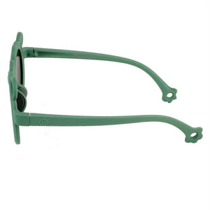 2d Ear Green Frame Anti Ultraviolet Unisex Sunglasses for Toddlers with Satin Storage Pouch - 2 - 5 years Swim