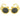 2d Ear Yellow Frame Anti Ultraviolet Unisex Sunglasses for Toddlers with Satin Storage Pouch - 2 - 5 years Swim