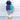 2pcs Blue Green Face Dino themed Beanie Winter Cap with matching Neck Cuff style Muffler for Kids - Winter Wear