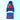 2pcs Blue Red Face Dino themed Beanie Winter Cap with matching Neck Cuff style Muffler for Kids - Winter Wear