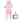 2pcs Bold Pink Stripes Swimsuit for Girls with UPF 50+. with Free Washbag - 4 - 5 Years Swim